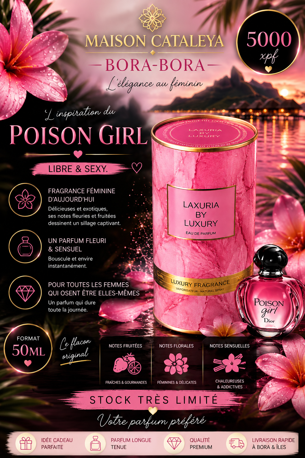 Laxuria By Luxury – Pink💜 (Inspiration Poison Girl)